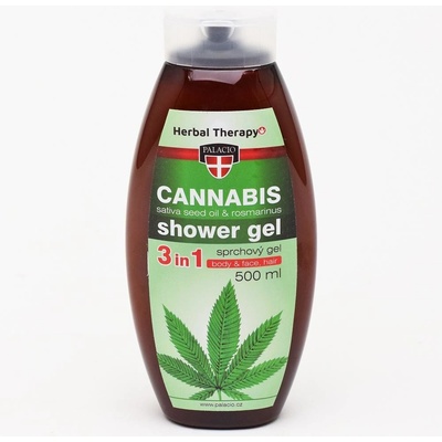 Palacio Cannabis Rosmarinus sprchový gél 500 ml