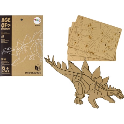 mamido Drevené 3D Puzzle Stegosaurus 41 ks