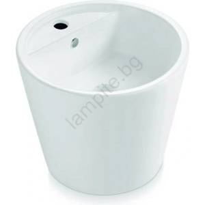 Bathco 4057 - Мивка за плот FLORENCIA Ø 42 см порцелан/бяла (BO0034)