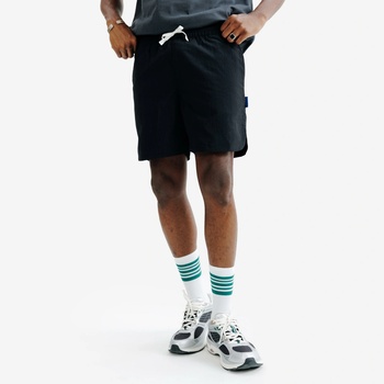 Decathlon pánske plátenné šortky čierne