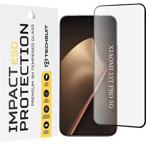 Techsuit Протектор - Дисплей - Xiaomi 15T Pro - Techsuit ESD Glass - Черен