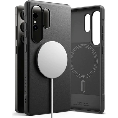 Ringke Onyx Magnetic MagSafe Case - силиконов (TPU) калъф с MagSafe за Samsung Galaxy S25 Ultra (черен)