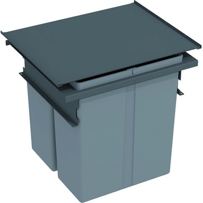 Gollinucci Sorter Metal Line 571 600 mm 80 l + vestavné víko OrionGrey šedá