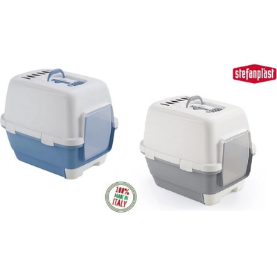 Stefanplast Cathy Clever & Smart Krytá toaleta se zásuvkou na podestýlku 58 x 45 x 48 cm