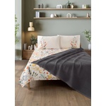 Rakla Комплект за спалня с кувертюра Rakla - Fayette, 4 части, Grey (Rakla 268)