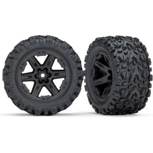 Traxxas велосипед 2.8", диск Rustler 4x4 черен, гуми Talon Extreme (чифт) (заден)
