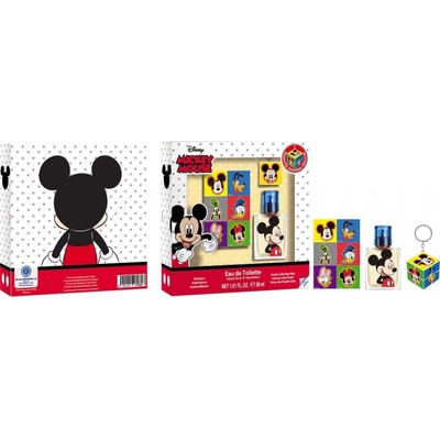 Disney Mickey Mouse EDT 30 ml + samolepky + přívěsek na klíče darčeková sada