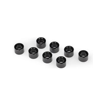 Traxxas алуминиева черна шайба за глава на амортисьор (8)