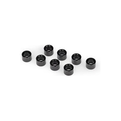 Traxxas алуминиева черна шайба за глава на амортисьор (8)