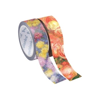 Paperblanks Monet's Chrysanthemums/Renoir, Letter to Morisot (1892) Washi Tape Mixed Pack | Paperblanks