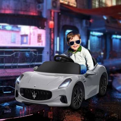 AIYAPLAY Maserati Elektrické autíčko pro děti šedá