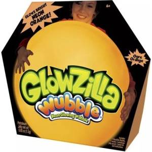 Kensho Светеща топка Wubble Glowzilla - 75 см, неоново оранжева (81111)