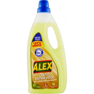 ALEX Extra starostlivosť Čistič na vinylové podlahy s voňou zeleného jablka 750 ml
