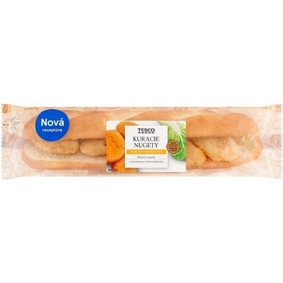 Tesco Bageta kuracie nugety 224 g