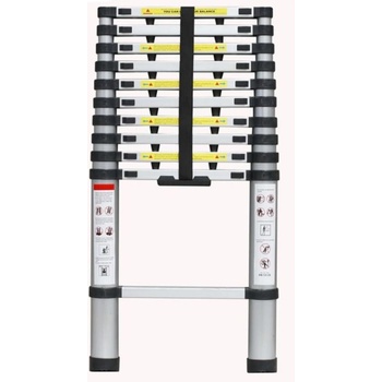 Стълба телескопична, 3.2 м, 150 кг, Al, EN 131-6 (STEP 110H)