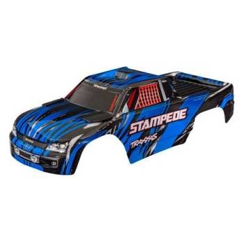 Traxxas каросерия Stampede синя (безщипкова)