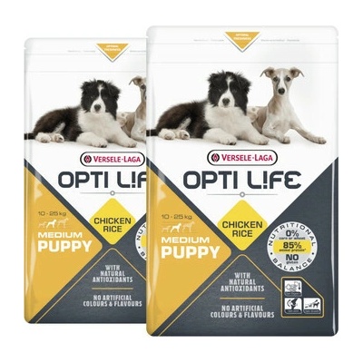 VERSELE LAGA Puppy Medium s hydinou pre šteňatá stredných plemien 25 kg 2 x 12,5 kg