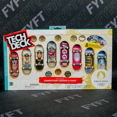 TechDeck Fingerboard Competition Legends 8-pack Paris 2024 edition