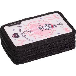 Lizzy Card Ученически несесер Lizzy Card Lovely Ballerina - 3 ципа (7210044002)