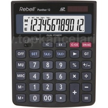 Rebell Panther 12 stolová kalkulačka s 12 miest.displej