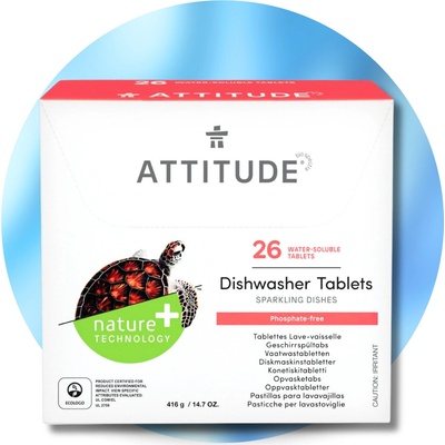ATTITUDE Ekologické tablety do myčky 26 dávek