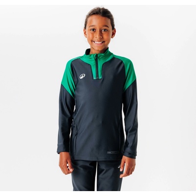 Kipsta Viralto Club 1/2 zips zeleno-sivá