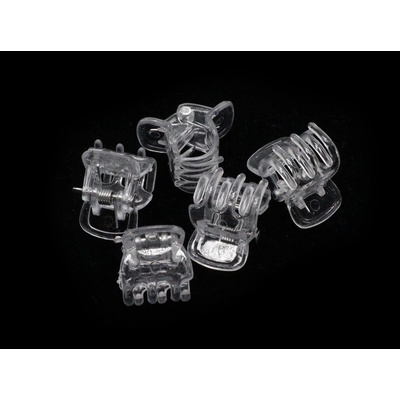 Průsvitné skřipečky na vlasy, 5 ks – Zboží Dáma