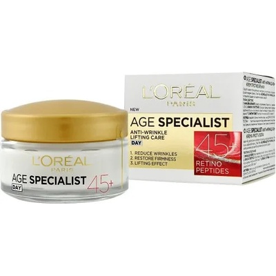 L'Oréal Paris Age Specialist 45+ - Дневен крем за лице с лифтинг ефект