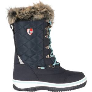 Trollkids Детски зимни ботуши Trollkids Girl's Holmenkollen Snow Boots XT Winter boots - Navy / Mint - размер 34 (EU) (702-4702-0217)