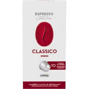 Caffitaly Кафе капсули Caffitaly Espresso Classico съвместими с Nespresso, 10 бр