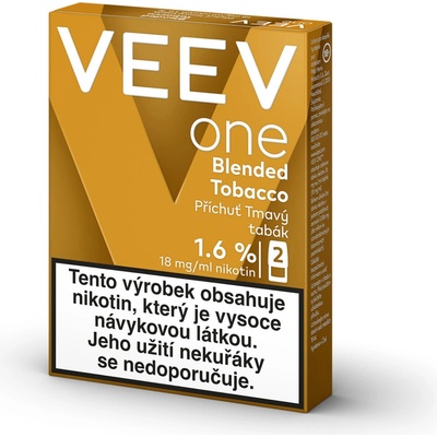 VEEV One Náplně Blended Tobacco krabička – Zboží Dáma