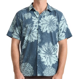 Roark Мъжка риза с копчета Roark Bless Up Shirt - Navy Pukpulko - размер XXL (033-2936-0715)