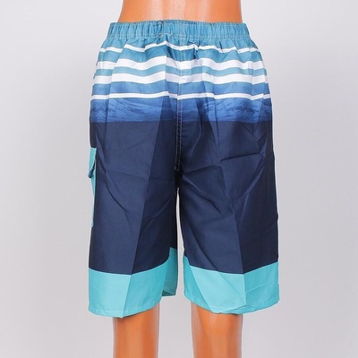 Мъжки шорти в тъмносиньо, тюркоазено и бяло