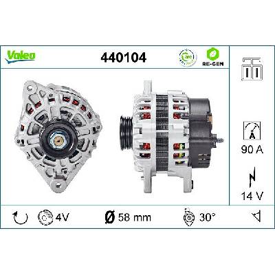 Alternátor VALEO 440104