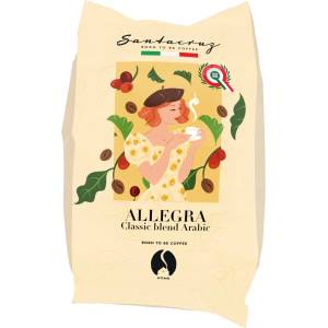  SANTACRUZ, Allegra Classic Blend Arabic, кафе на зърна, 1 кг