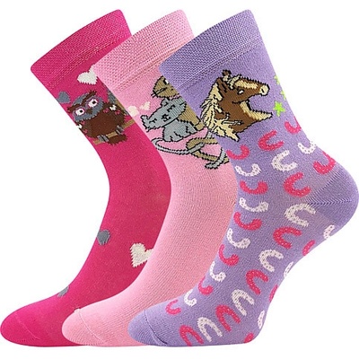 BOMA ponožky 057 21 43 14/XIV mix C holka 3 pár