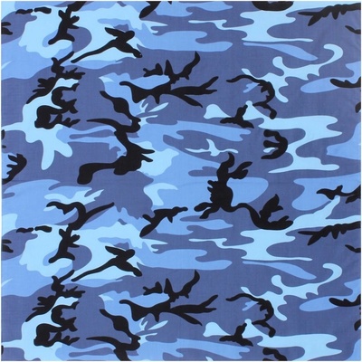 Šátek Rothco Jumbo sky blue camo – Zboží Dáma