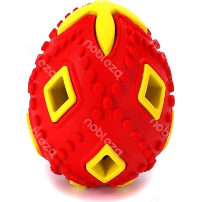Nobleza Gumená lopta Hollow Egg 8 cm červená