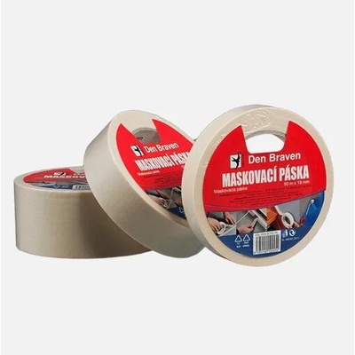 Den Braven Maskovacia krepová páska 60°C RL 50 mm x 50 m