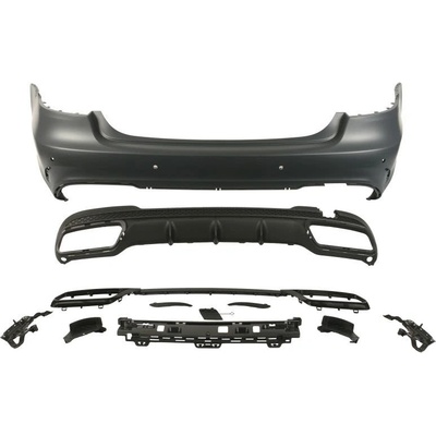 BLIC Nárazník zadní AMG STYLNG s držákem se spoilerem s výztuhou ové potrubí dva MERCEDES E-CLASA W212 Sedan 02.13-05.16 | Zboží Auto