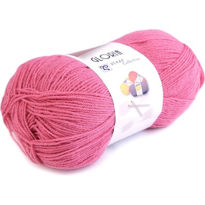 Pletací příze Gloria 50 g Varianta: 3 (52034) růžová, Balení: 1 ks