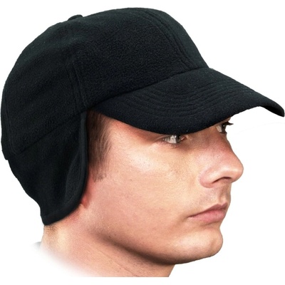 Flisová zimná čierna