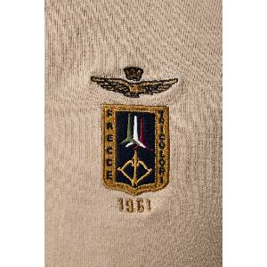Aeronautica Militare суичър с цип мъжки от памук с еластан (FE2089UF00662)