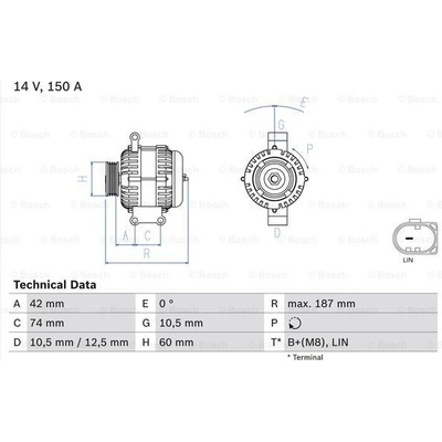Generátor BOSCH 0 986 082 330
