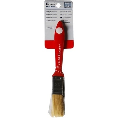 Color Expert štetec plochý červený 20 mm