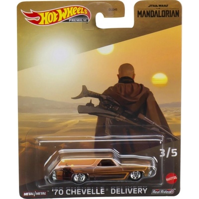 Mattel Hot Wheels Premium Disney: Star Wars The Mandalorian 70 Chevelle Delivery, HKD04