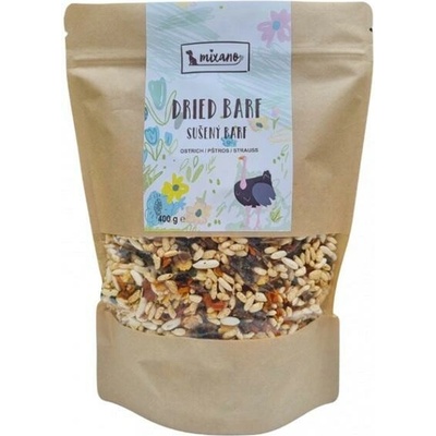 Mixáno Sušený BARF Pštros 0,4 kg