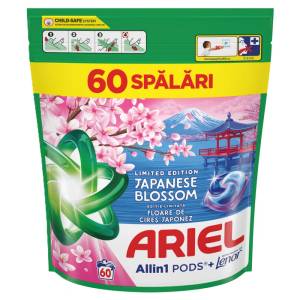 Ariel Japanese Blossom, капсули за пране, 60 бр (8006530369251)