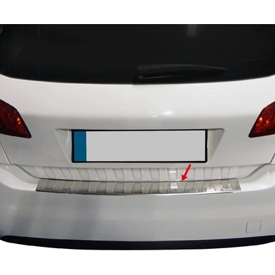 Nerez brúsený kryt hornej hrany zadného nárazníka Peugeot 308 2014-2021 HTB