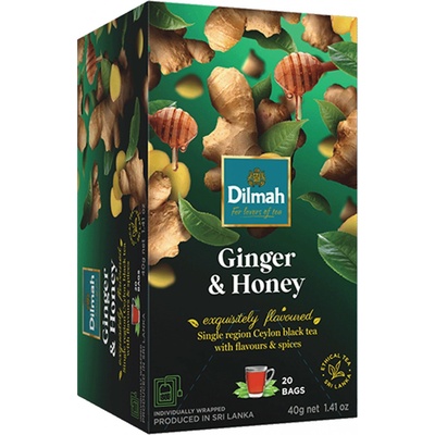 Dilmah Černý čaj Zázvor Med 20 x 2 g